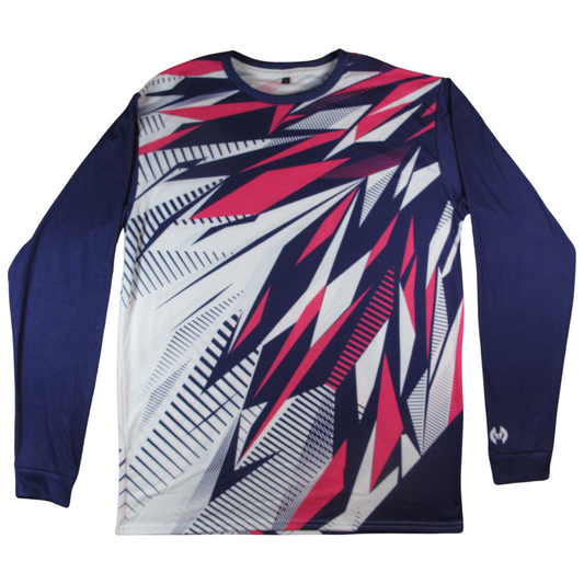 Amethyst Surge Long Sleeve Classic Disc Golf Jersey